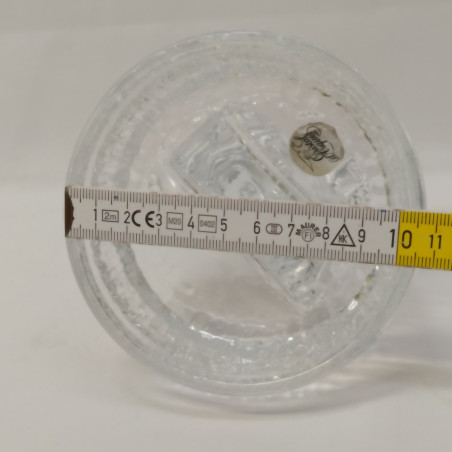 BIB trophee Or Michelin - Statuina originale Bibendum in vetro cristal d'Arques