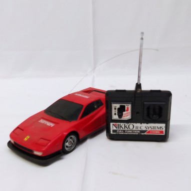 Modellino auto radiocomandato Ferrari Testarossa marca Nikko usata non testata
