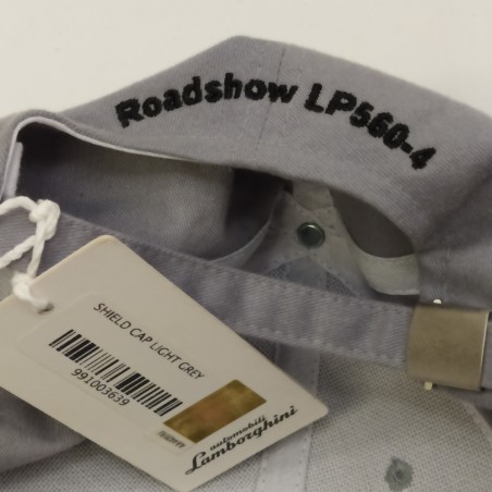 Cappellino Lamborghini originale nuovo colore grigio Roadshow LP560-4