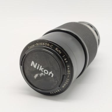 Nikon ottica zoom Nikkor-C Auto 1:4.5 f＝80-200 seriale 186039 usata