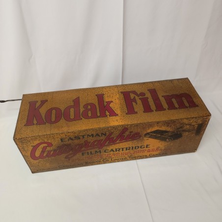 Insegna in latta Kodak scatola pellicola anni 20/30 forte ossidazione