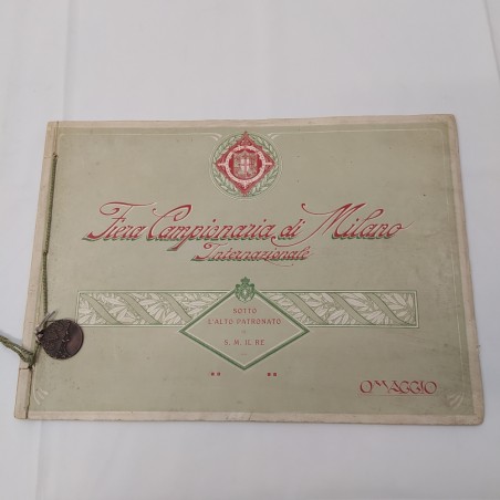 Fiera Campionaria di Milano lotto documenti e foto con S.M. Vittorio Em. III
