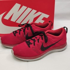 Nike scarpe uomo rosse modello Flyknit Lunar+ 554887-601 n° 44,5 usate 2