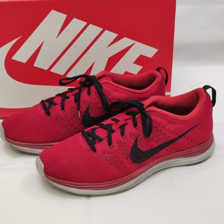 Nike scarpe uomo rosse modello Flyknit Lunar+ 554887-601 n° 44,5 usate