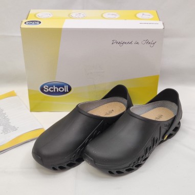 Zoccoli medici Dr. Scholl's Evoflex ciabatte da corsia nere n° 43 nuove