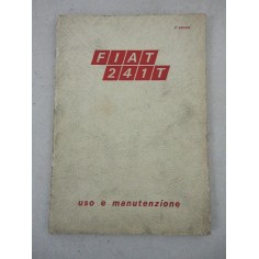 FIAT 241T CAMIONCINO LIBRETTO USO MANUTENZIONE 2° ED. 1968 BUONO LIEVI MACCHIE