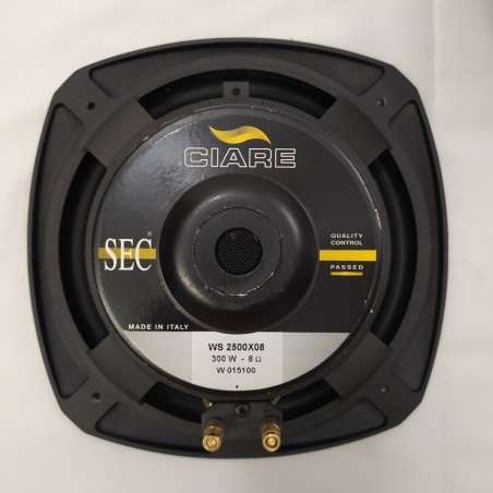 Coppia Woofer Ciare mod. Sec 2500x08 imp. 8 Ohm d. 25 cm usati testati