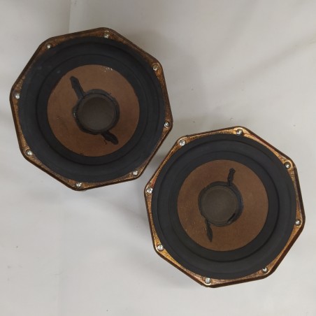 Set 4 altoparlanti Philips Midrange 2422 257 imp. da 8 ohm usati mai riparati