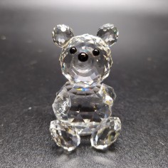 Cristallo Swarovski orsetto seduto con scatola e certificato integro 2
