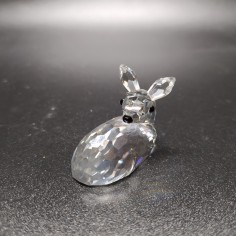 Cristallo Swarovski capriolo sdraiato 183271 con scatola e certificato integro 2