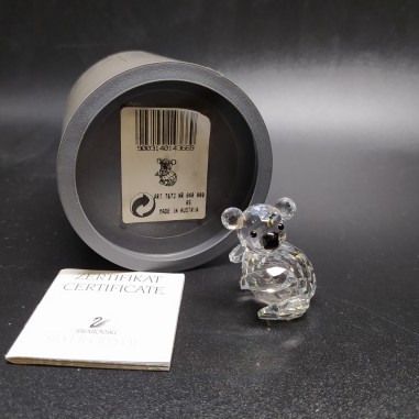 Cristallo Swarovski koala Art 7673 Nr 040 000 con scatola COA