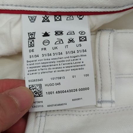 Pantaloni  bianchi Hugo Boss bianchi tg 48 o 31-34 italiana