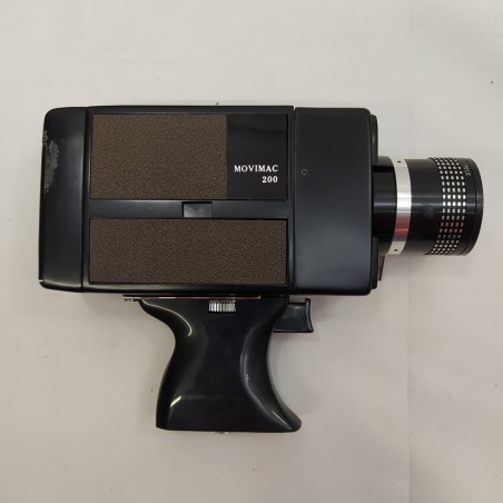 Cinepresa vintage Movimac 200 super 8 zoom usata con accessori