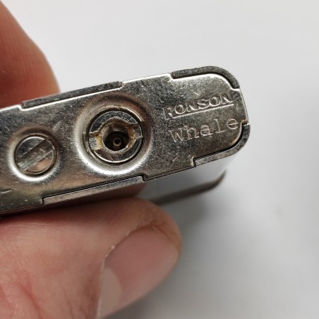 Accendino da tavolo a gas Ronson stile anni 20/30 h. 10 cm inusato