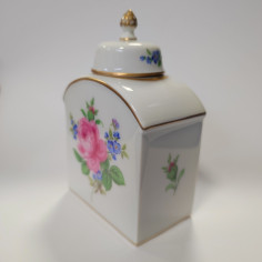 Vasetto porta profumoni porcellana Maissen tardo 800 primo 900 2