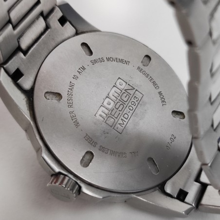 Orologio al quarzo solo tempo Momo Design tutto acciaio MD-093