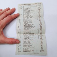 Calendario tascabile L'auto italiana dell'anno 1929. Buone condizioni 2
