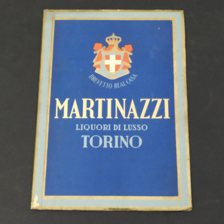 Catalogo liquori Martinazzi 1939 con annotazioni a matita