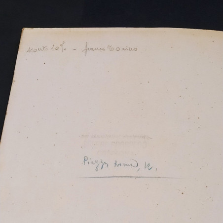 Catalogo liquori Martinazzi 1939 con annotazioni a matita
