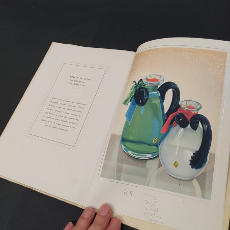 Catalogo liquori Martinazzi 1939 con annotazioni a matita