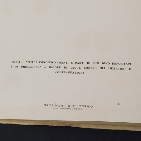 Catalogo liquori Martinazzi 1939 con annotazioni a matita