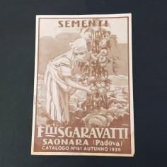 Lotto 3 opuscoli orticoltura Palazzoli, Sgaravatti, Ingegnoli anni '20/'30 2