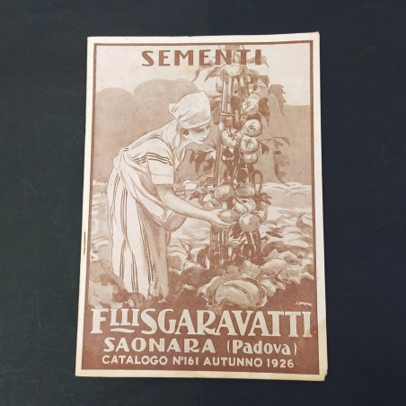 Lotto 3 opuscoli orticoltura Palazzoli, Sgaravatti, Ingegnoli anni '20/'30