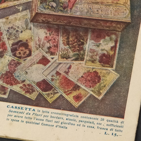 Lotto 3 opuscoli orticoltura Palazzoli, Sgaravatti, Ingegnoli anni '20/'30