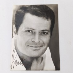 Lotto di 2 fotografie autografate Sergio Fantoni e Alberto Lupo 2
