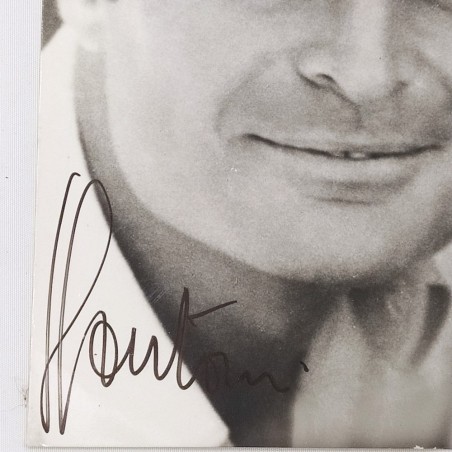 Lotto di 2 fotografie autografate Sergio Fantoni e Alberto Lupo