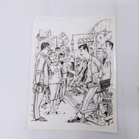 Lotto di 71 foto e cartoline di registi e attori sul set, varie annate. Buono
