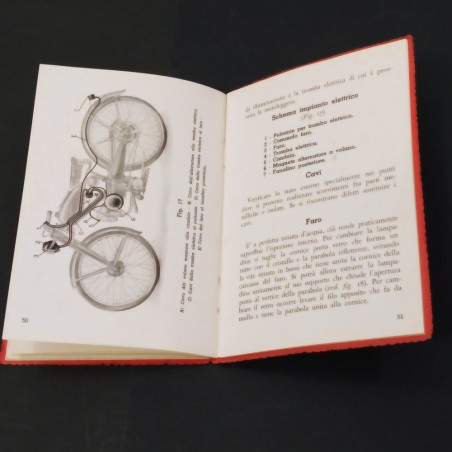 Libretto uso e manutenzione moto leggera Guzzi 1949. Segni del tempo