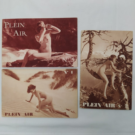 Lotto di 7 riviste osée degli anni '30 Plein-air, Petit amies e altre anni '30.