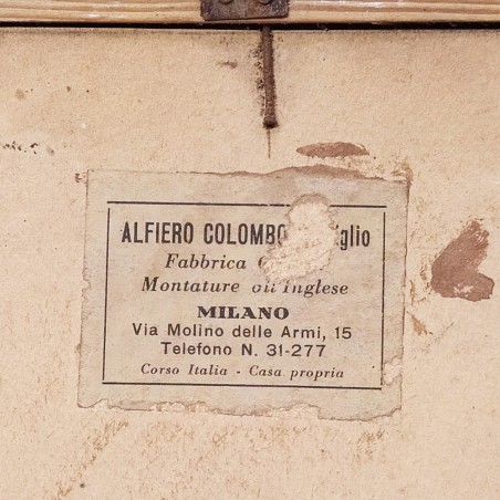 Foto del Generale Badoglio incorniciata e autografata con dedica in originale