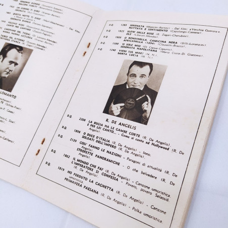 Catalogo generale di dischi e grafonole Columbia 1937. Leggeri aloni