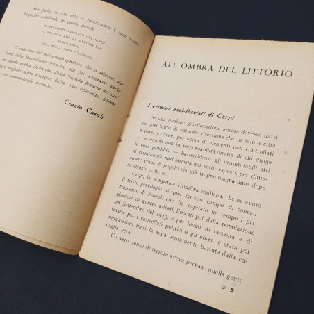 Documento con elenco delle vittime dei crimini nazifascisti di Carpi, 1945
