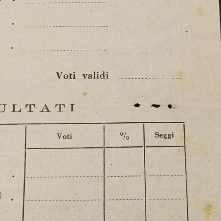 Opuscolo elezioni politiche 18 aprile 1948 "Chi vincer??". Piccole macchie