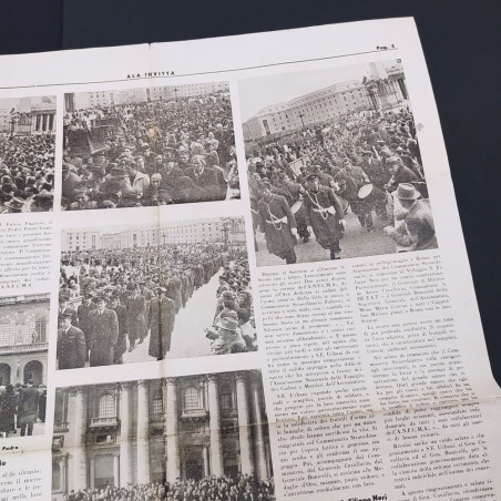 Numero unico giornale Ala Invitta, associazione caduti e mutilati 1950