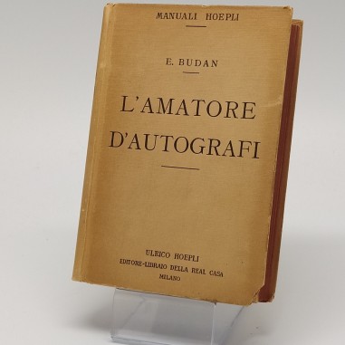 Manuale Hoepli L?amatore d?autografi 1? ed. 1900, Emilio Budan. Buono