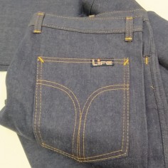 Jeans Life inusato anni '70 originali a zampa d'elefante taglia 49 2