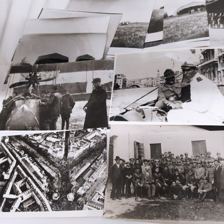 Lotto 900 fotografie aviazione piloti aerei stampate da negativo anni 1910/'20