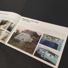 Catalogo Volkswagen Maggiolino 1200 1300 1302S del 1970. Buono 2