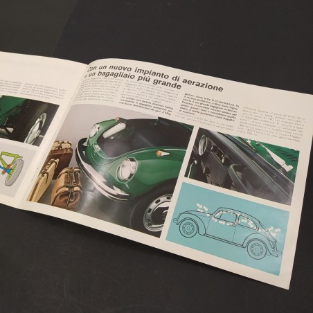 Catalogo Volkswagen Maggiolino 1200 1300 1302S del 1970. Buono