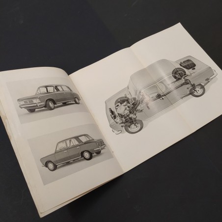 Libretto d'uso e manutenzione Fiat 125 ed. provvisoria 1967. Macchie