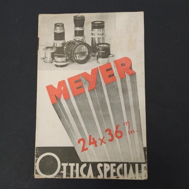 Catalogo ottica speciale Meyer 24x36. Segni del tempo