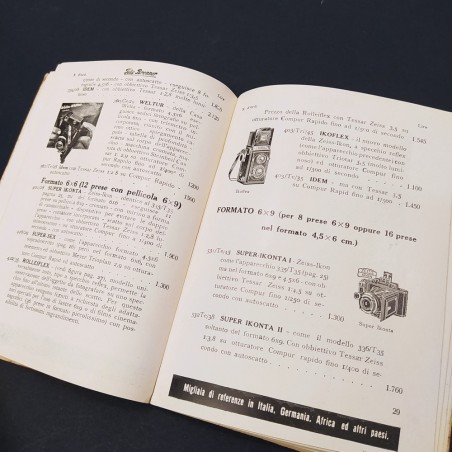 Guida fotografica 2°ed. 1937/38 Foto Brenner-Roma anni '30. Ingiallimenenti