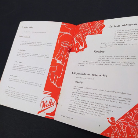Catalogo con listino macchne fotografiche Welta 1941. Macchie