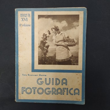 Guida fotografica 2°ed. 1937/38 Foto Brenner-Roma anni '30. Ingiallimenenti