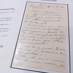 Lettera manoscritta Emilio De Bono su carta intestata 1942. Buono 2