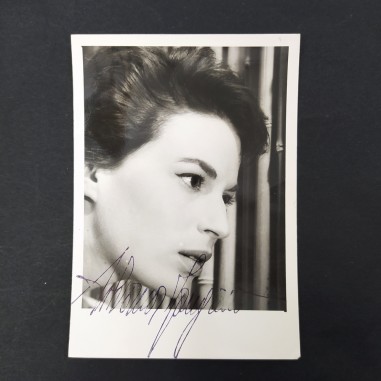 Cartolina con foto e autografo Silvana Mangano 1957. Buono